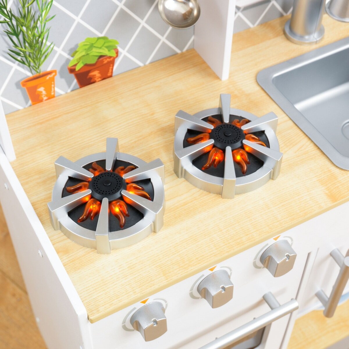 キッドクラフト バーナー付き プレイキッチン | Costco Japan