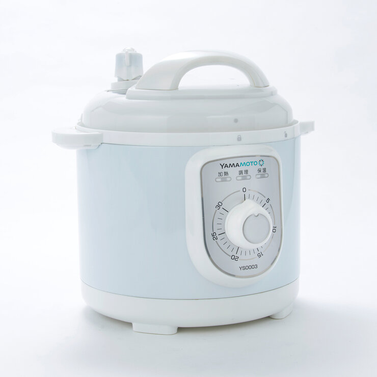 山本電気 ダイヤル式電気圧力鍋 YS0003WH 山本電気 ダイヤル式電気圧力鍋 YS0003WH