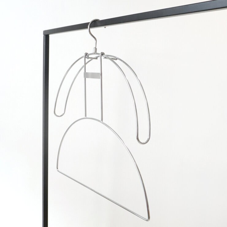 チャナカンパニー Balmy Hanger（バルミーハンガー） GHOST HANGER（ゴーストハンガー） 2本セット TP-GST01-42SLV-2ST