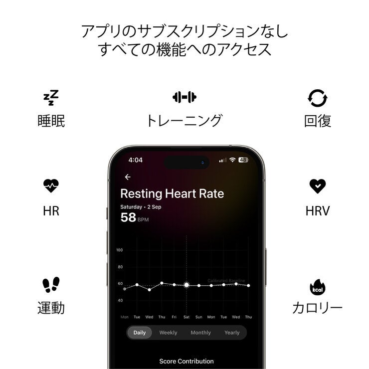 Ultrahuman Ring AIR + 2年間のUltrahuman X Membership付き, Air Gold スマートリング