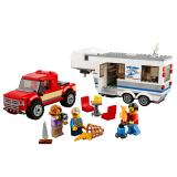 レゴ シティ キャンプバンとピックアップトラック