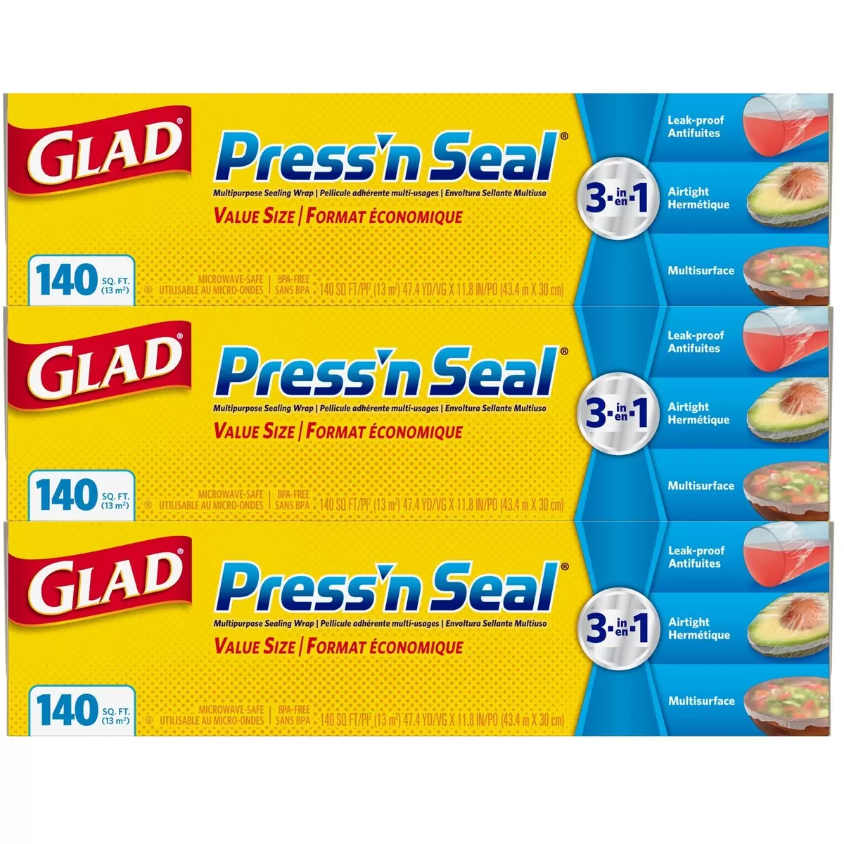 グラッド ストレージフードラップ 43 4m X 3本 Costco Japan グラッド ストレージフードラップ 43 4m X 3本 Costco Japan