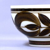 波佐見焼 お茶碗 廻り花 大小 2個セット