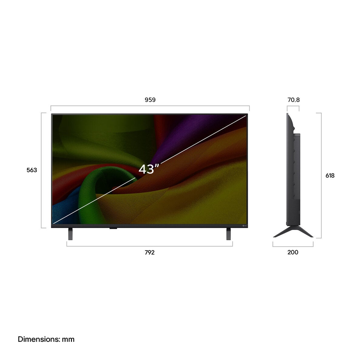 LG 43インチ 4K 液晶テレビ 43NU850BPJA