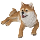 ウービア うつぶせ秋田犬の置物 H21031