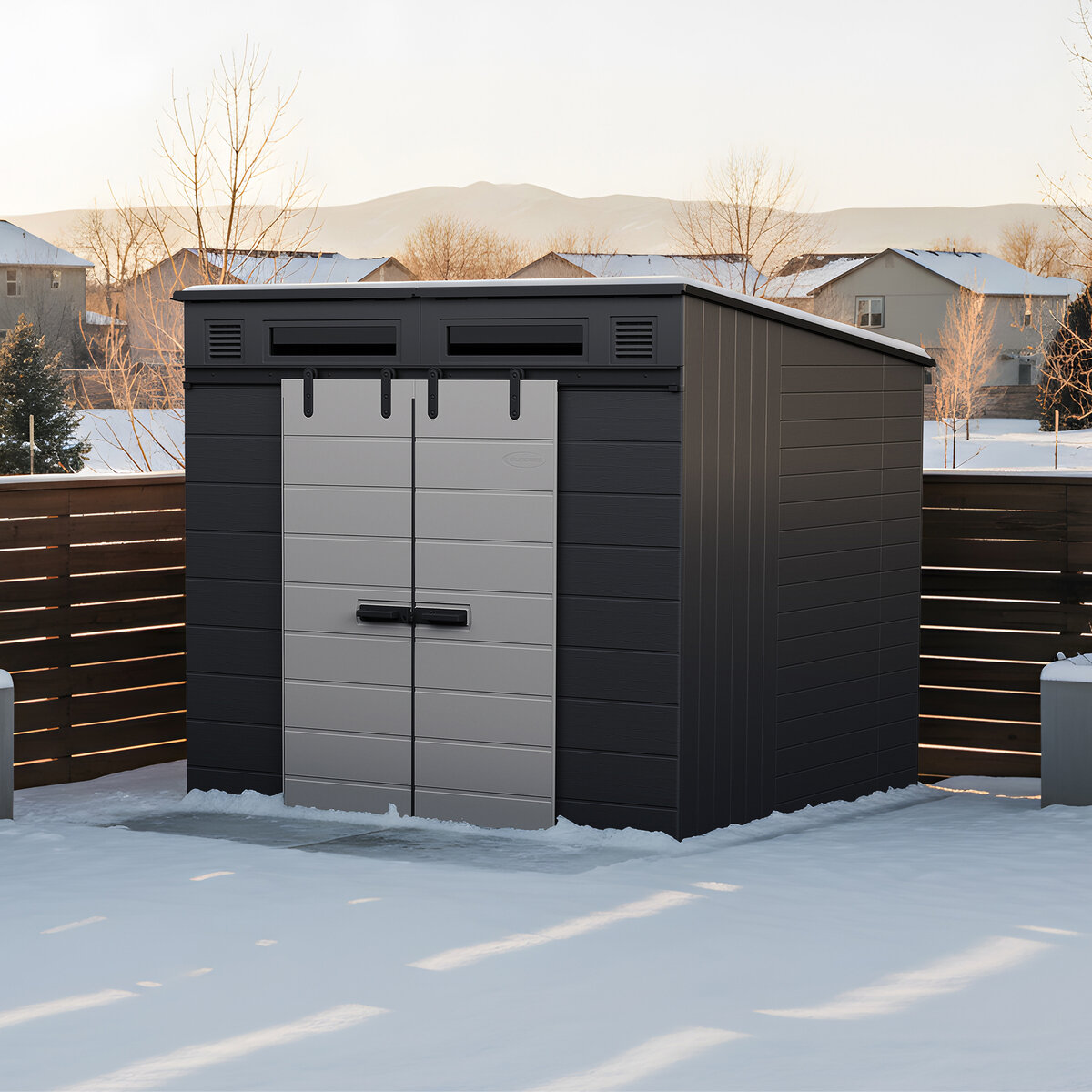 Suncast Modernist 屋外物置 8 x 7 フィート (約 2.5 x 2.2m) Suncast Modernist 屋外物置 8 x 7 フィート (約 2.5 x 2.2m)