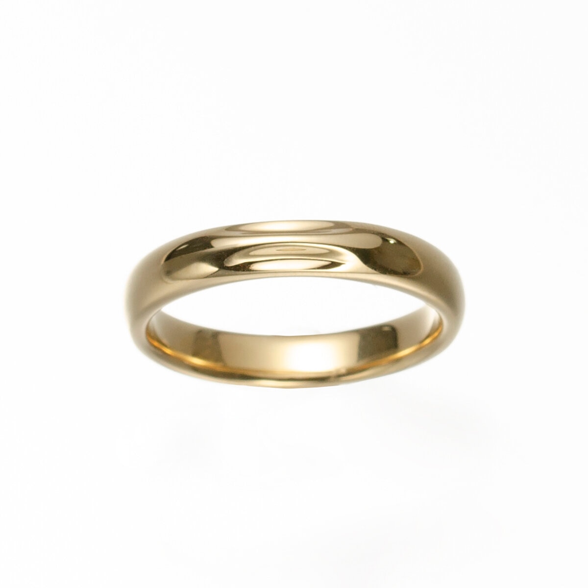 18K イエローゴールド マリッジリング ハーモニー 3mm 幅 日本サイズ：8.5号 刻印なし