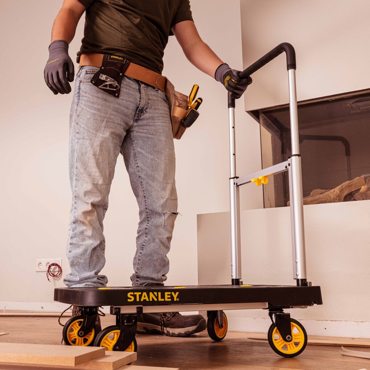 スタンレー プラットフォームトラック 耐荷重120kg SXWT-PC517B スタンレー プラットフォームトラック 耐荷重120kg SXWT-PC517B