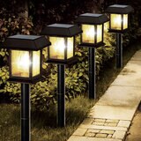 トレードワン ソーラー充電式 アンティークガーデンライト Lサイズ(エジソン電球型) ４個セット