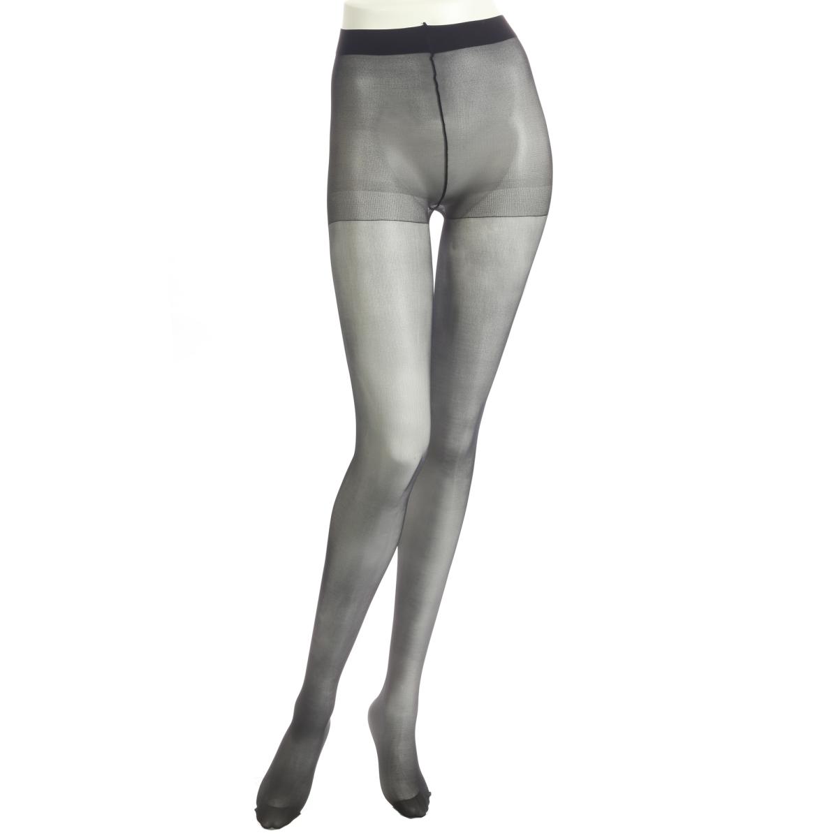 アツギ 着圧ストッキング 7足組 ブラック L/XL