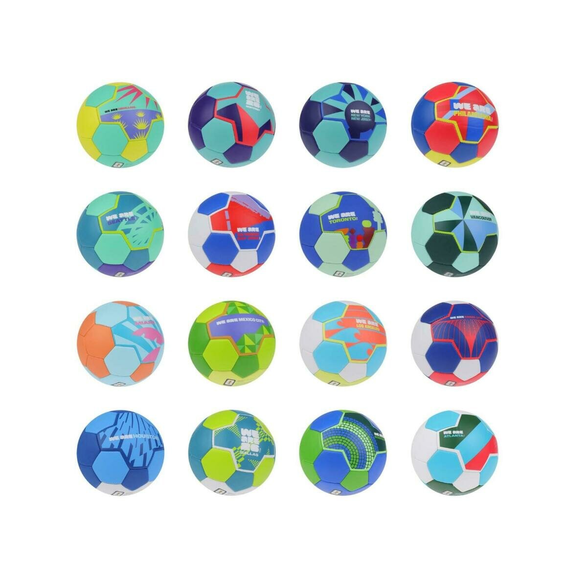 FIFA ワールドカップ 2026 ホストシティー 16個ボールセット