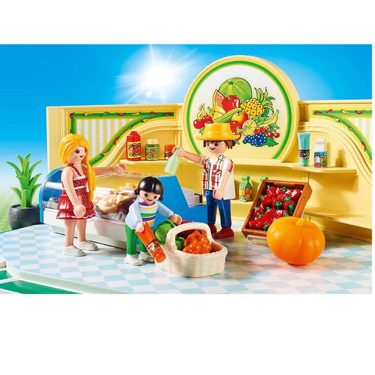 新品【プレイモービル】playmobil5485シティライフショッピングセンター プレイモービル シティライフ ショッピングモール 食料品店 | Costco Japan