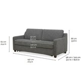 AIDEN & IVY ファブリックスリーパーソファ AIDEN & IVY ファブリックスリーパーソファ