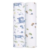 エイデンアンドアネイ オーガニック スワドル 2枚セット 120cm x 120cm アウトドア