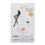 アツギ 80デニール タイツ 5足組 L-XL