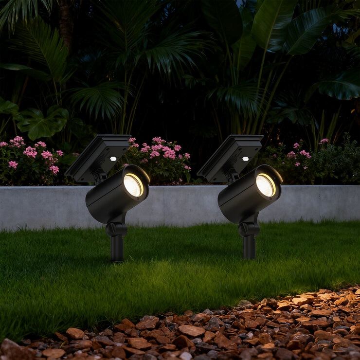 Dais LED ソーラースポットライト 2個セット