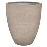 ムラリー コンクリート製 プランター 直径 47.5 cm x 高さ 54 cm グレー