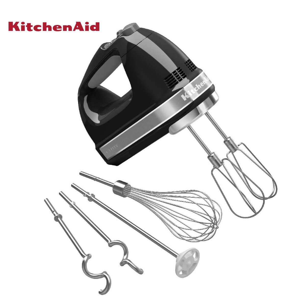 キッチンエイド 9段階変速 ハンドミキサー ブラック 9KHM928