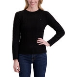 トミーヒルフィガー レディース ケーブルセーター ブラック XL