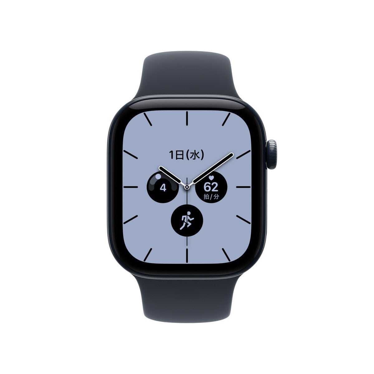 Apple Watch S12 GPS+Cellular 46mm ナイトブルーセラミックケースとネイビーブルースポーツバンド - M/L
