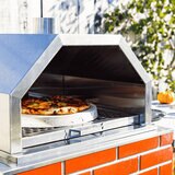 BRAZA パーティー BBQ コンロ & ピザ窯 レッド