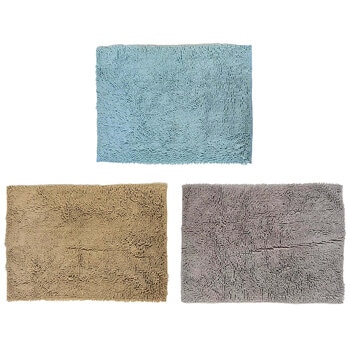 マイクロファイバー もこもこバスマット 60cm x 90cm