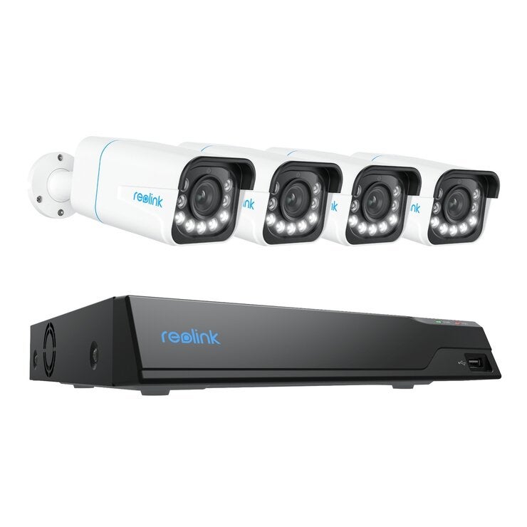 Reolink(レオリンク) NVR セキュリティシステム 8チャンネル 4カメラ, 5倍ズーム Reolink(レオリンク) NVR セキュリティシステム 8チャンネル 4カメラ, 5倍ズーム