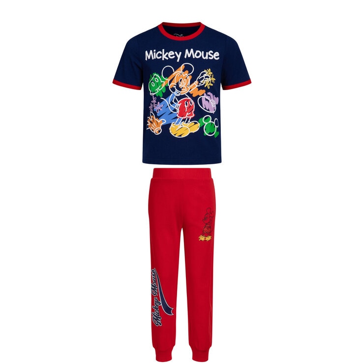 キャラクター キッズ Tシャツ＆パンツセット 4枚組 ミッキー 4T