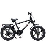 ROCKA FLAME 20インチ 電動アシスト ファットバイク HAYATE マットブラック