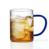 キングクリスタル カラーハンドルガラスカップ 8個
