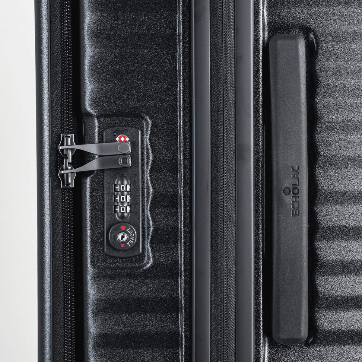 エコーラック セレストラ フロントオープンスーツケース 機内持ち込みサイズ 20インチ 38L ブラック