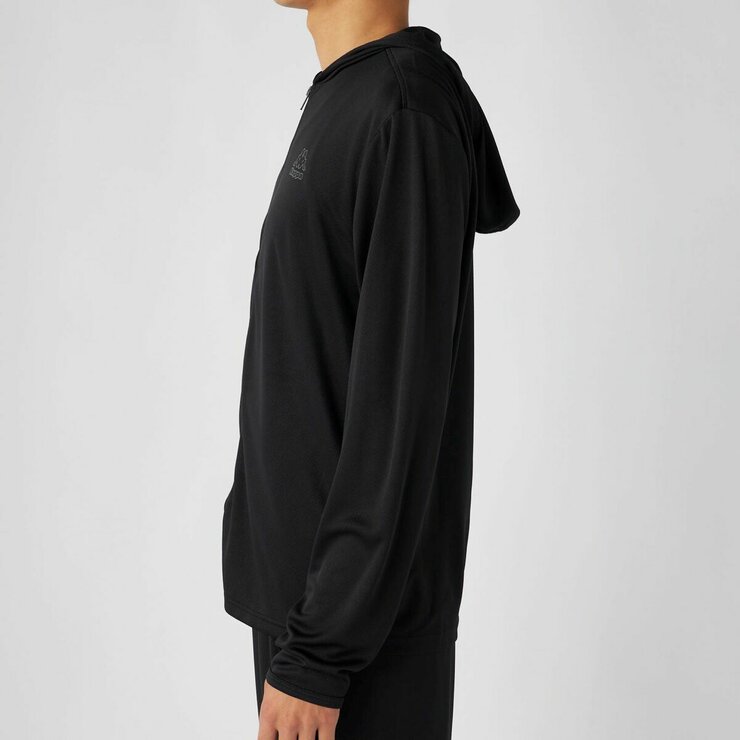 カッパ メンズ アクティブ パーカー / ブラック / LL