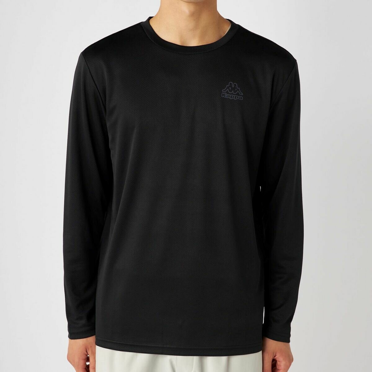 カッパ メンズ 長袖Tシャツ / ブラック / M カッパ メンズ 長袖Tシャツ / ブラック / M