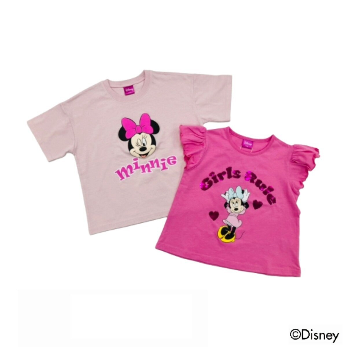 ディズニー キッズ 半袖 Tシャツ 2枚セット ミニー 110