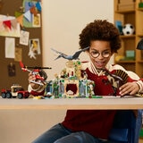 レゴ スピノサウルスとケツァルコアトルス 上空ミッション