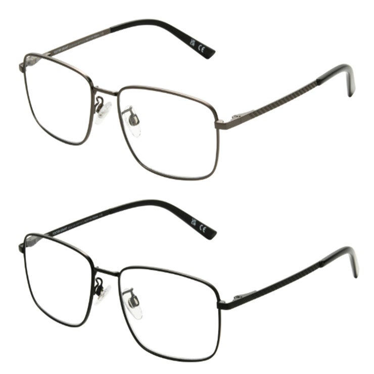 Foster Grant 老眼鏡 ブルーライトカット レクタングラー +2.00 2本セット Foster Grant 老眼鏡 ブルーライトカット レクタングラー +2.00 2本セット