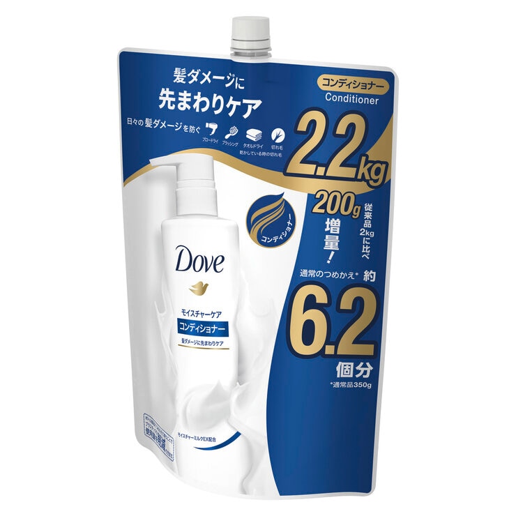 Dove (ダヴ) モイスチャー コンディショナー 詰替え用 2.2 kg Dove (ダヴ) モイスチャー コンディショナー 詰替え用 2.2 kg