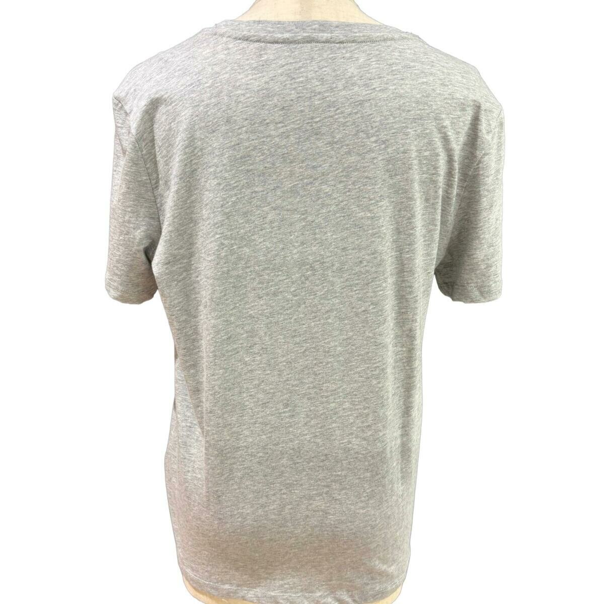 トミーヒルフィガー レディース フラッグ 半袖Tシャツ グレーヘザー L