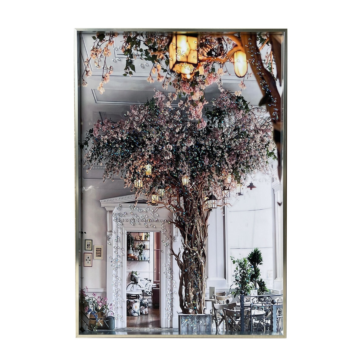 クリスタルアート ハウスツリー 41 x 61cm