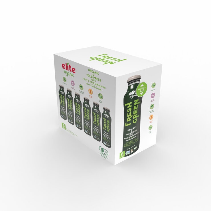 有機コールドプレス グリーンジュース 330ml x 6本 有機コールドプレス グリーンジュース 330ml x 6本