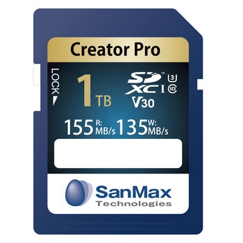 サンマックス SDXCカード 1TB Creator Pro