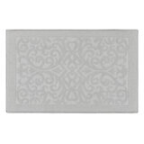 コットンパイル メモリーフォーム バスマット 60cm x 90cm シルバー