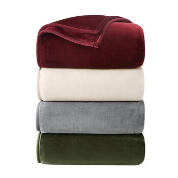 フランネル 大判ひざ掛け 152cm x 177cm