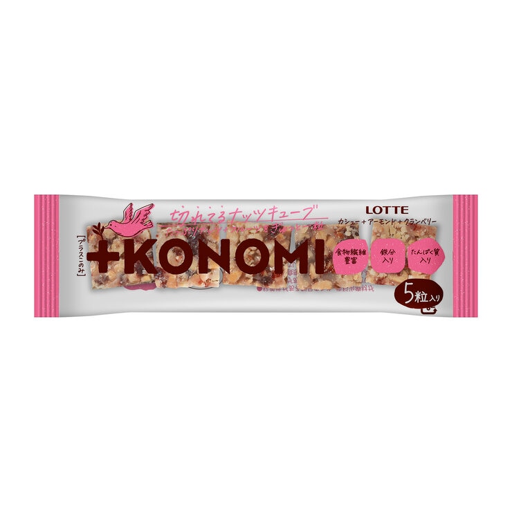 ロッテ +KONOMI ナッツキューブ シェアパック アソート 10パック ロッテ +KONOMI ナッツキューブ シェアパック アソート 10パック