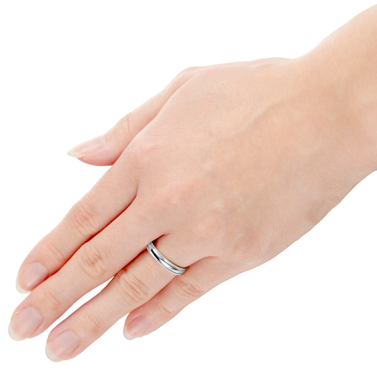 プラチナ 950 マリッジリング エテルニテ 3mm 幅 日本サイズ : 11号 刻印なし