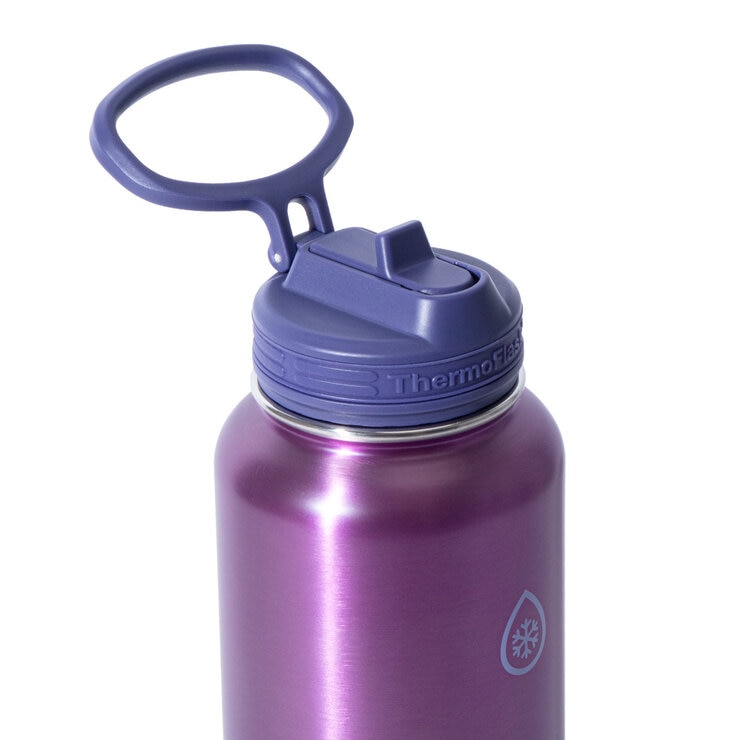 THERMOFLASK ステンレス真空断熱ボトル 1.17L 2PC グリーン/パープル THERMOFLASK ステンレス真空断熱ボトル 1.17L 2PC グリーン/パープル