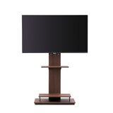 アイリスオーヤマ テレビスタンド UTS-W75 ブラウン