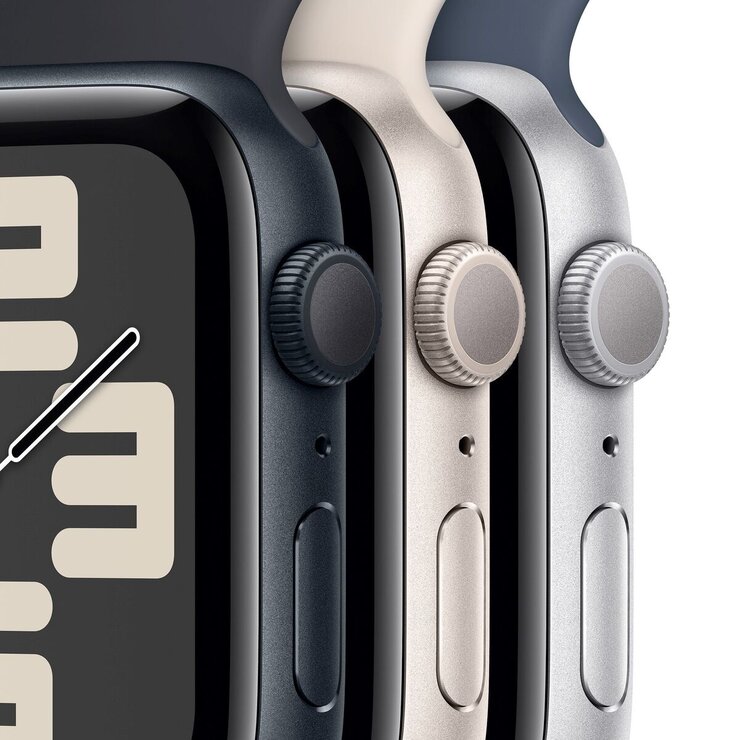 Apple Watch SE2（GPSモデル）- 44mmスターライトアルミニウムケースとスターライトスポーツバンド - S/M