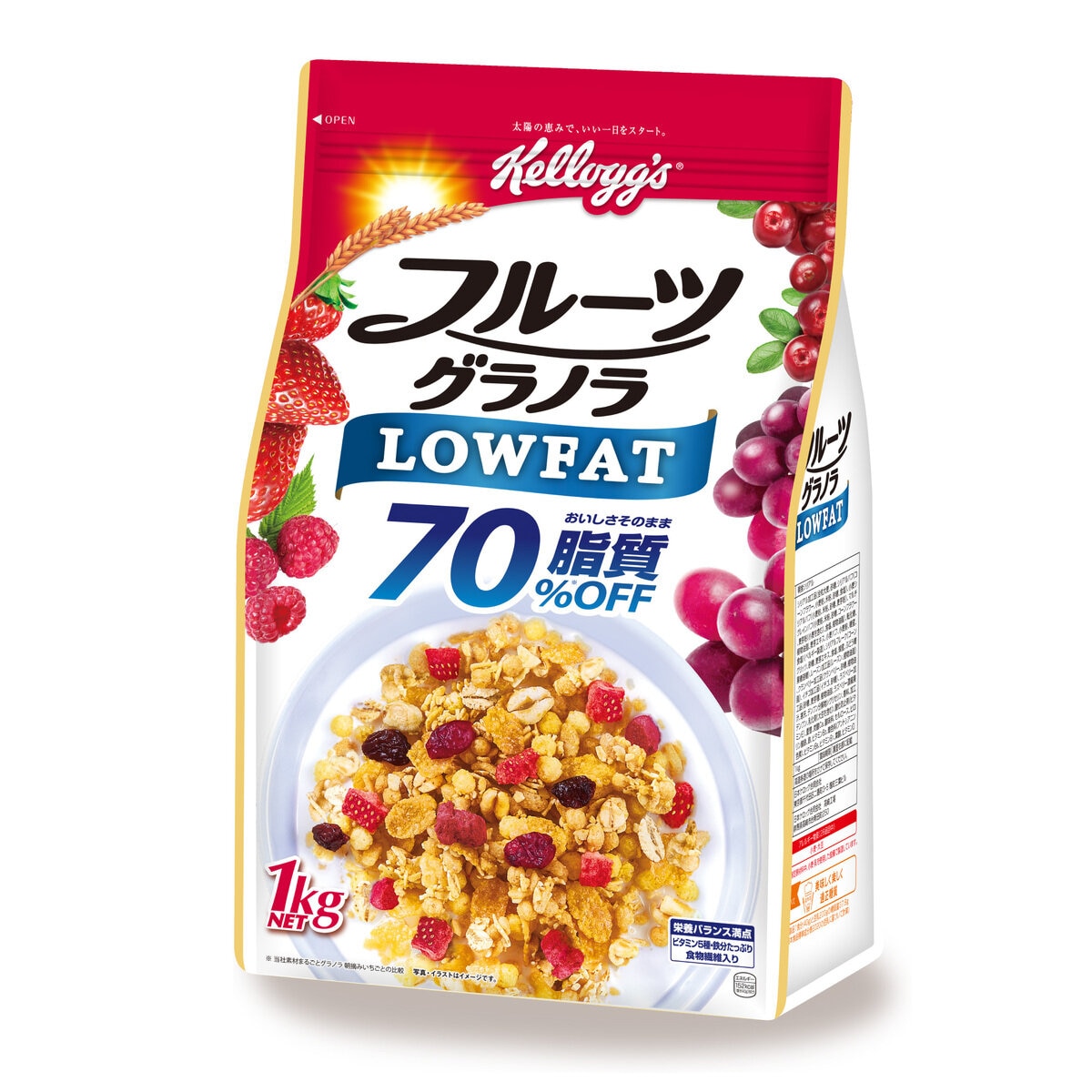 ケロッグ フルーツグラノラローファット 1kg
