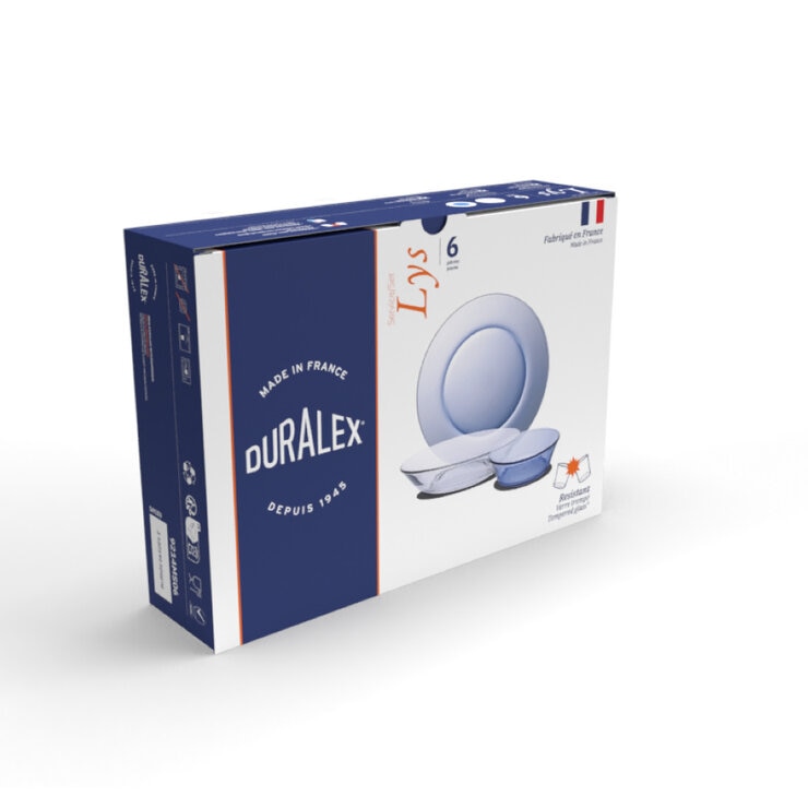 デュラレックス リス プレート＆ボウル 6個